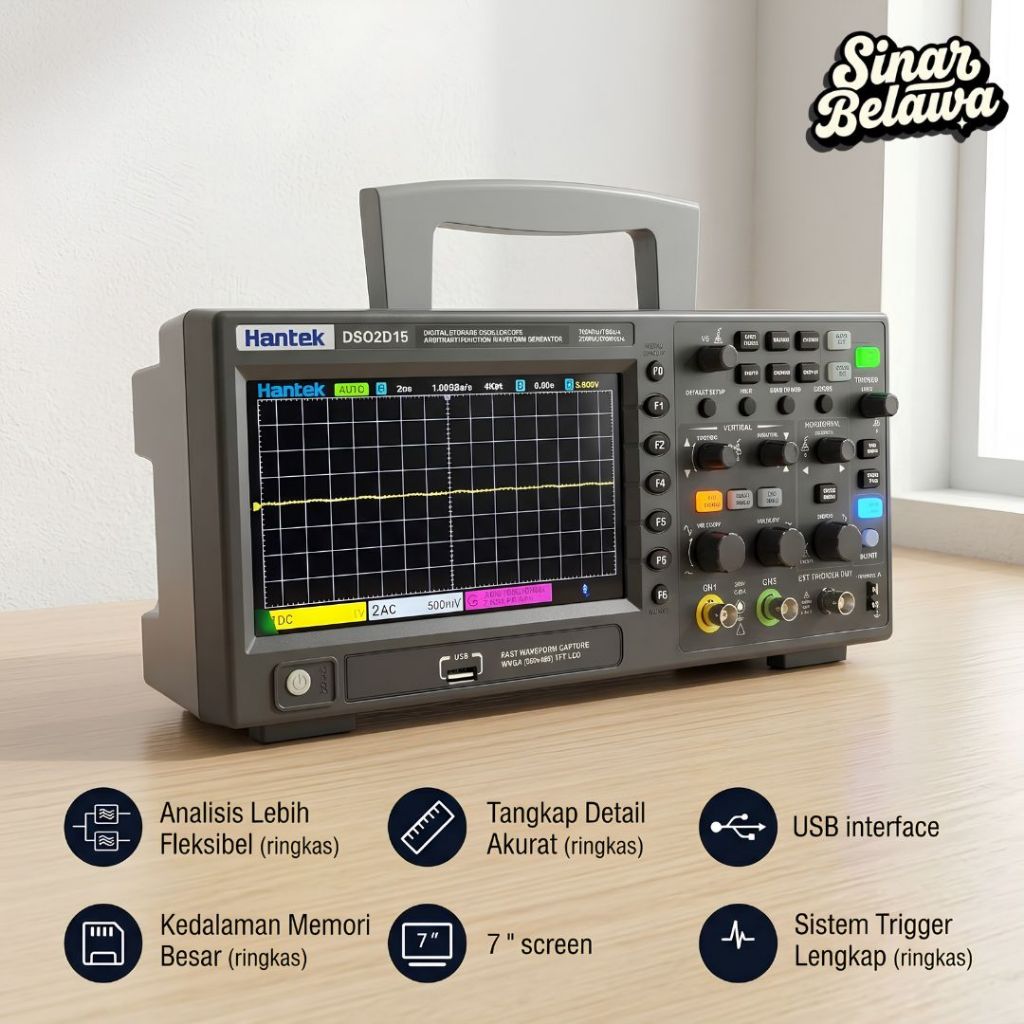 Digital Storage Oscilloscope Signal Generator with P4100 Probe