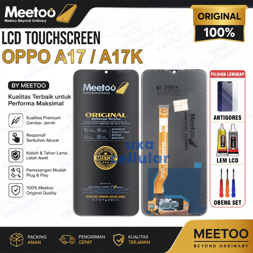 Lcd Touchscreen OPPO A17 / A17K Original MEETOO Fullset Layar Sentuh OPPO A17 / A17K