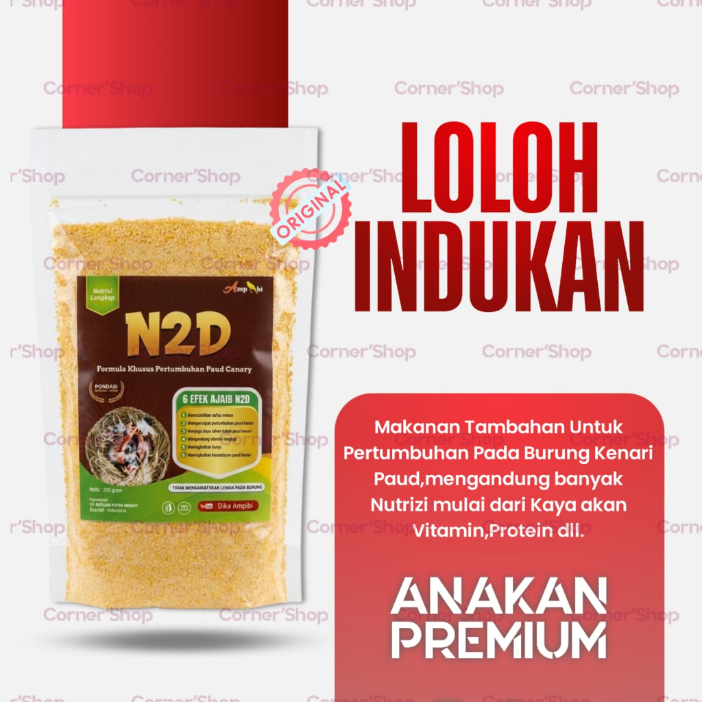 Ampibi N2D Pakan Paud dan Indukan Burung Kenari