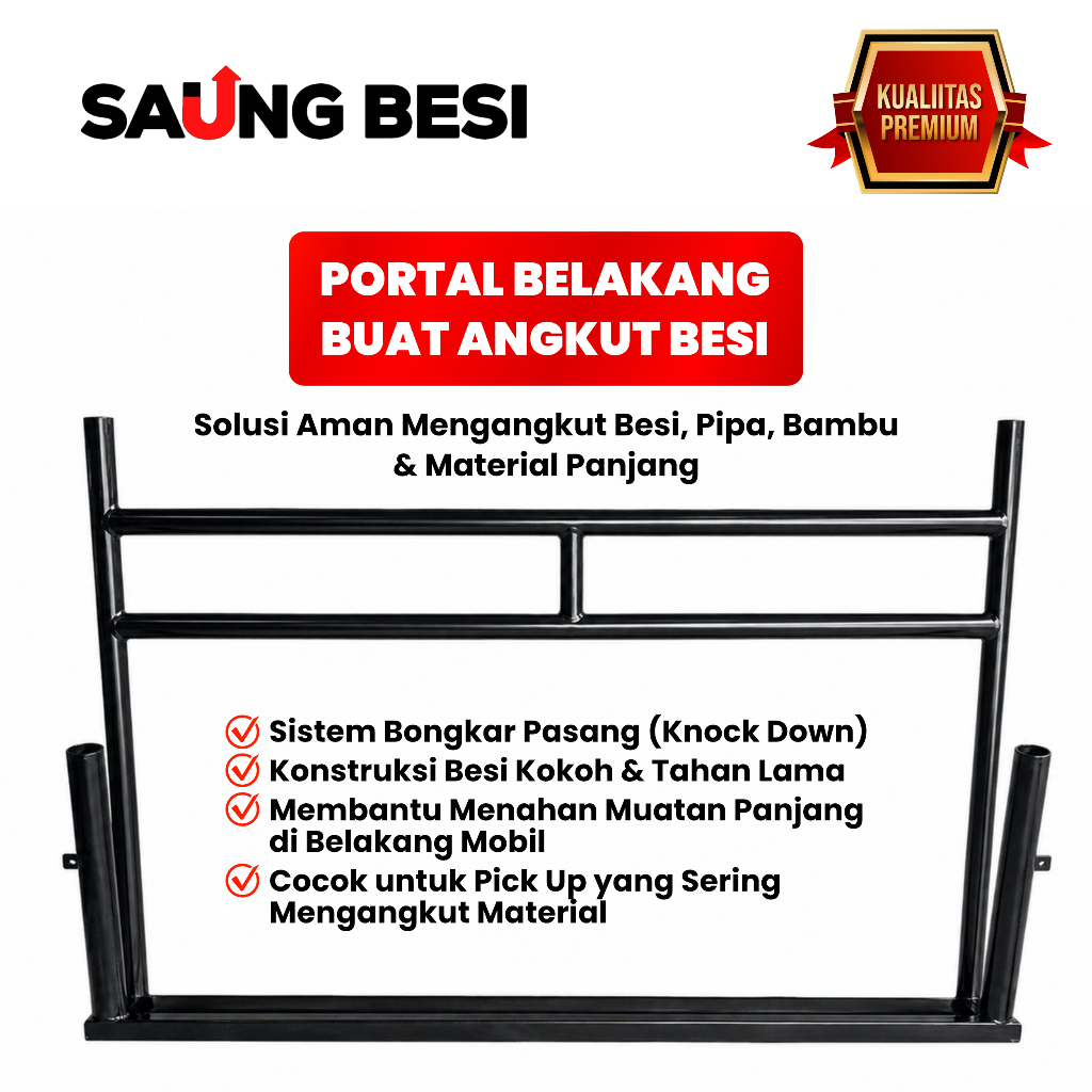 Portal Belakang buat angkut besi