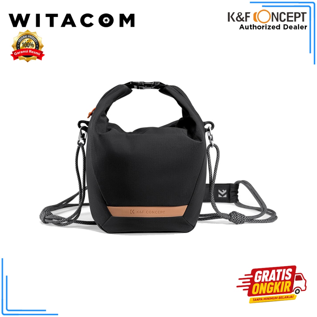 KNF K&F Concept Sling Bag 5L Urban Wander 11 Black ( KF13.168V2 ) - Original