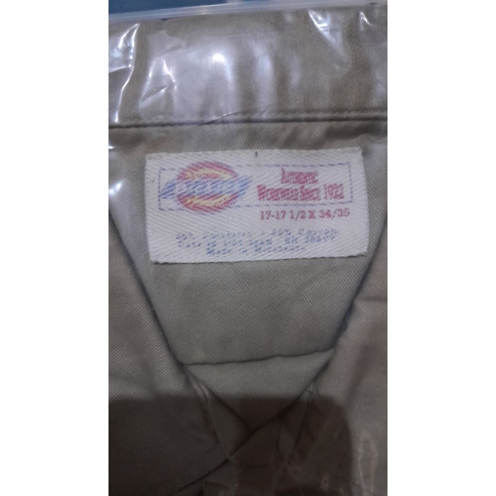 Kemeja Dickies lengan panjang second