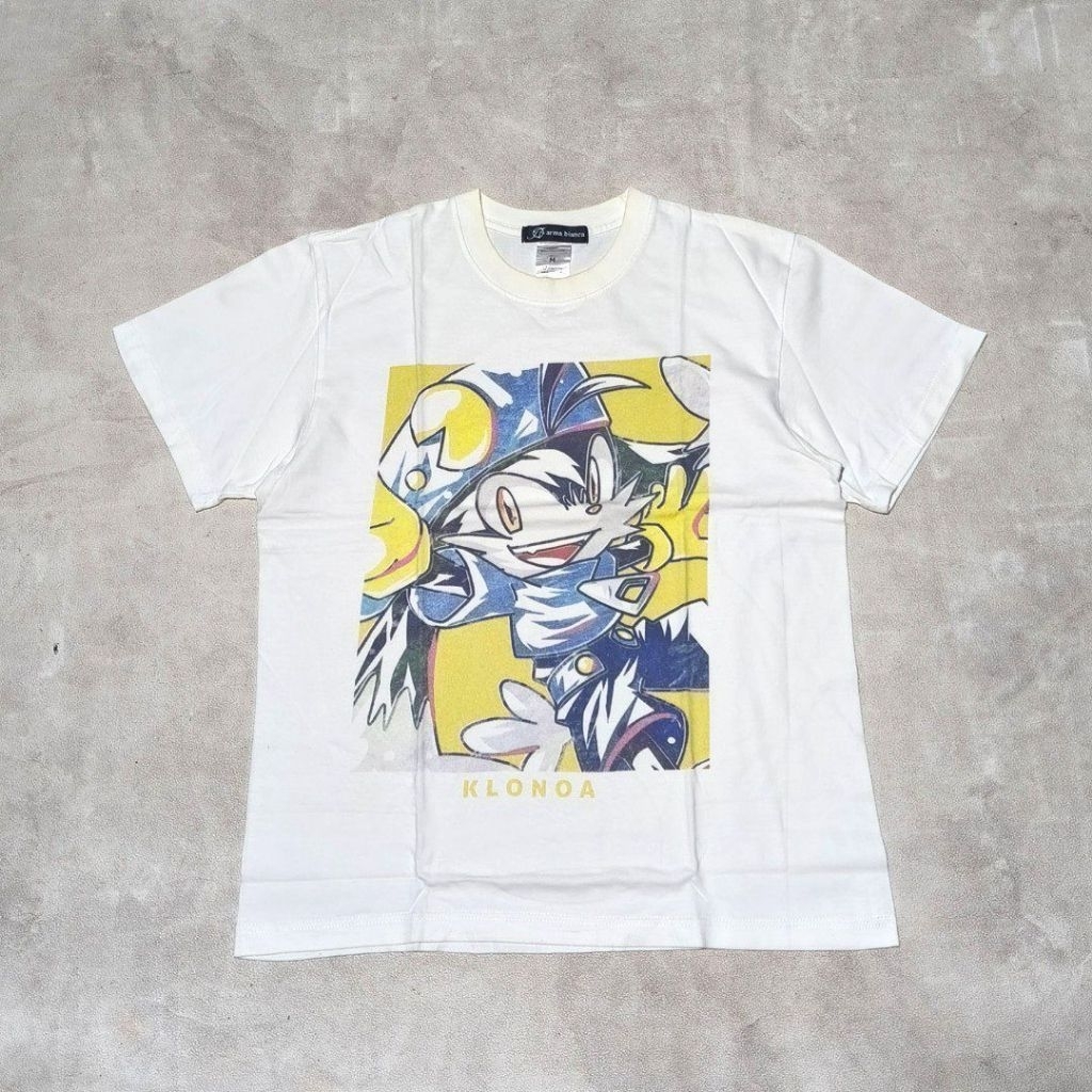 Kaos pria putih arma Bianca klonoa putih