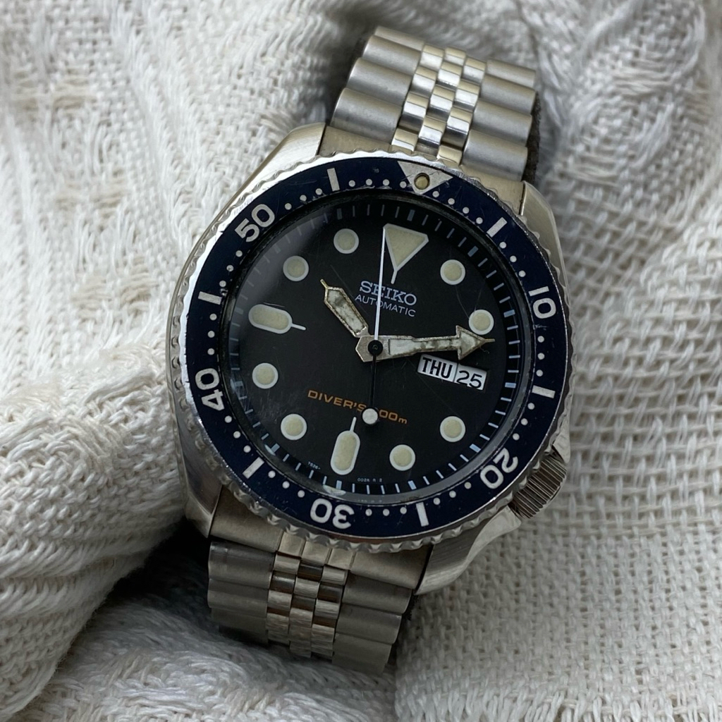 seiko skx007 jam tangan second pria ORIGINAL