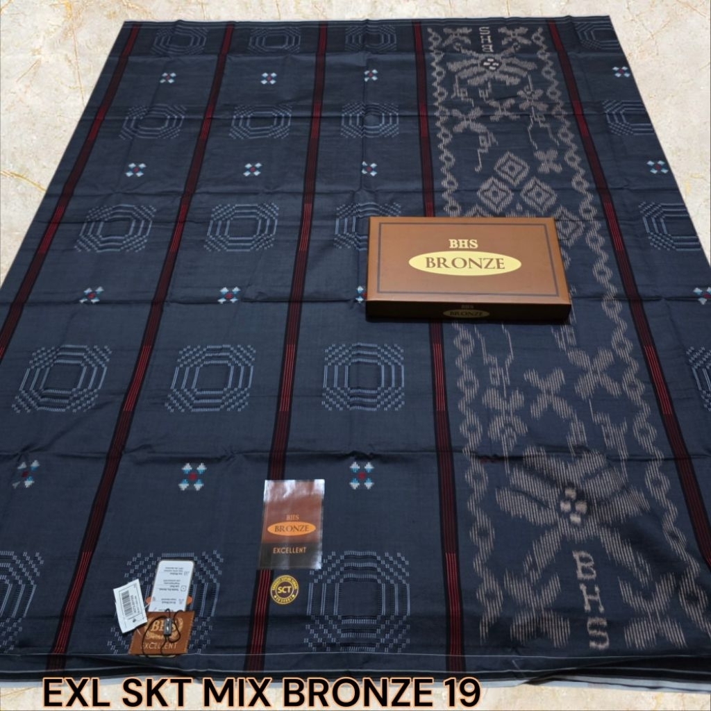 Sarung BHS Excellent Silver & Bronze (TMB, SMB, SGK, SKT, SSP MIX) BHS songket murah