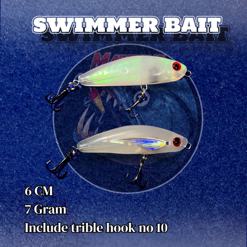 Umpan casting / Casting hampala / Lure hampala casting / Umpan pancing / Swimmer / Casting pinggiran