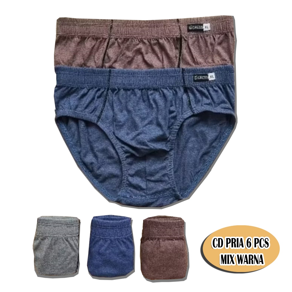 CD ROMERO PRIA JUMBO- Celana Dalam Pria 3 dan 6 pcs Berkualitas / CD Pria Dewasa / CD Jumbo M -3XL