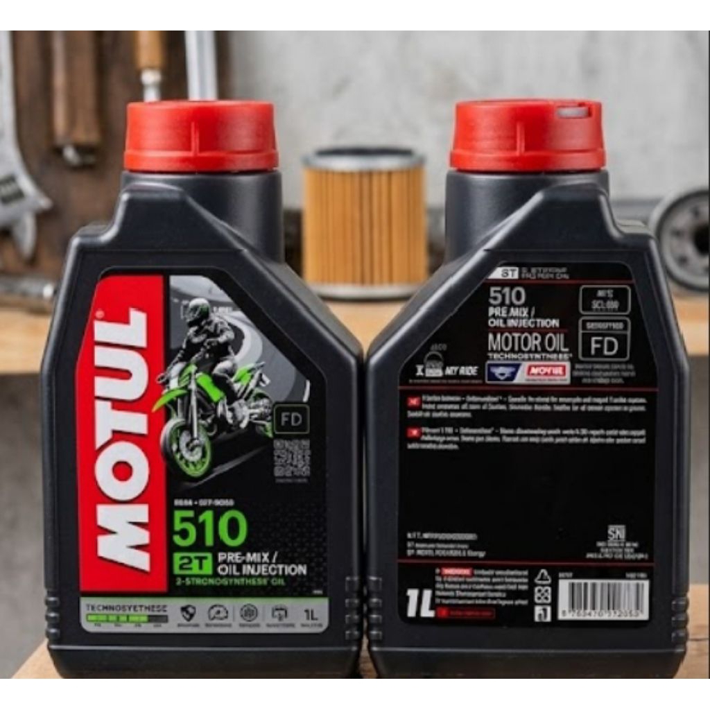 (Ori) Oli Samping Motul 510 2T 1 liter Oil Injection