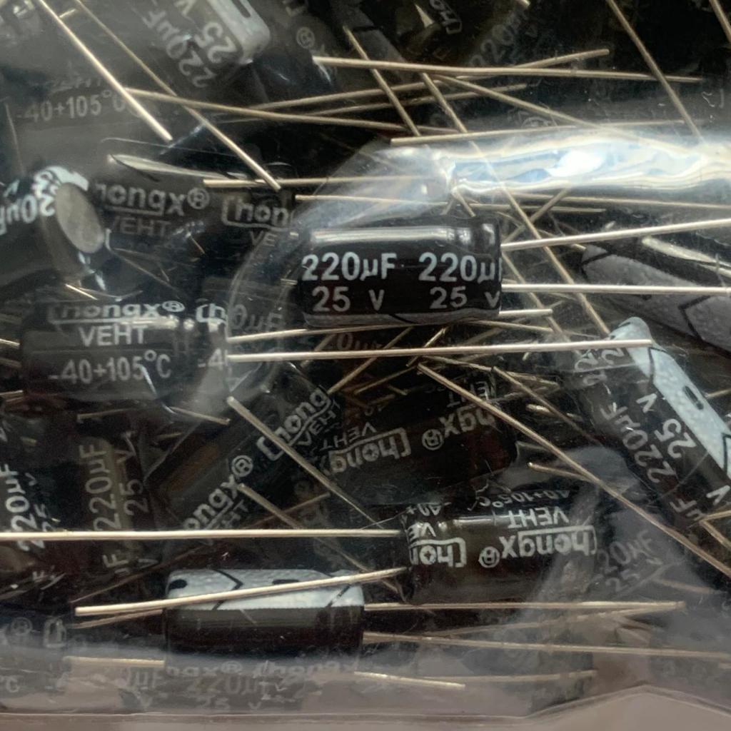 Maju Makmur Elko Elco 220Uf 25V Kapasitor 220Uf 25 Volt 1000 Pcs Berkualitas