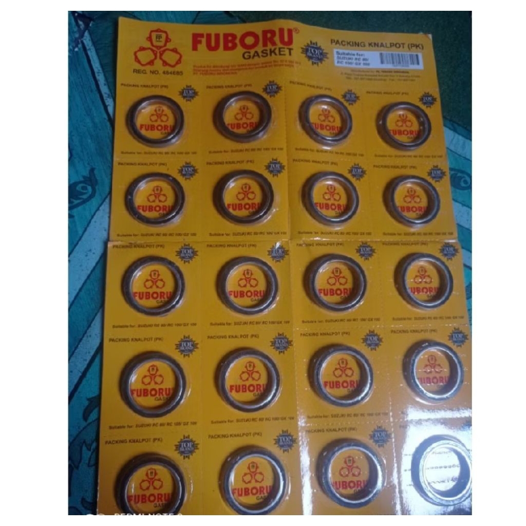 Packing knalpot Suzuki Rc 80 / RC 100 / Gx 100 Foburo..