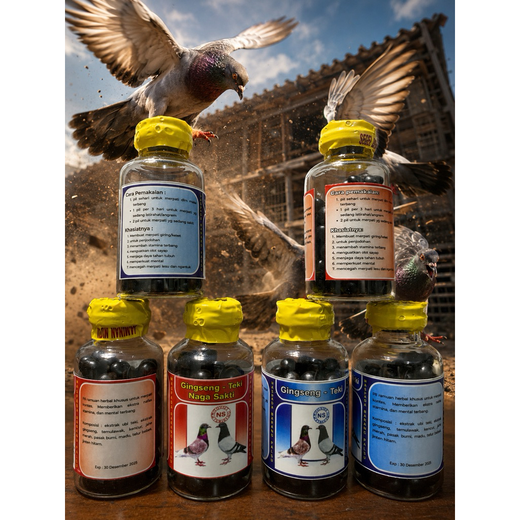 gingseng teki jamu merpati giring