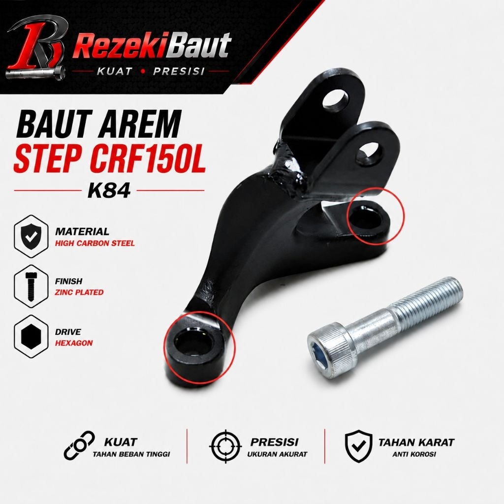 Baut L Arem Step CRF150L K84 M10x45mm LOSTPACK