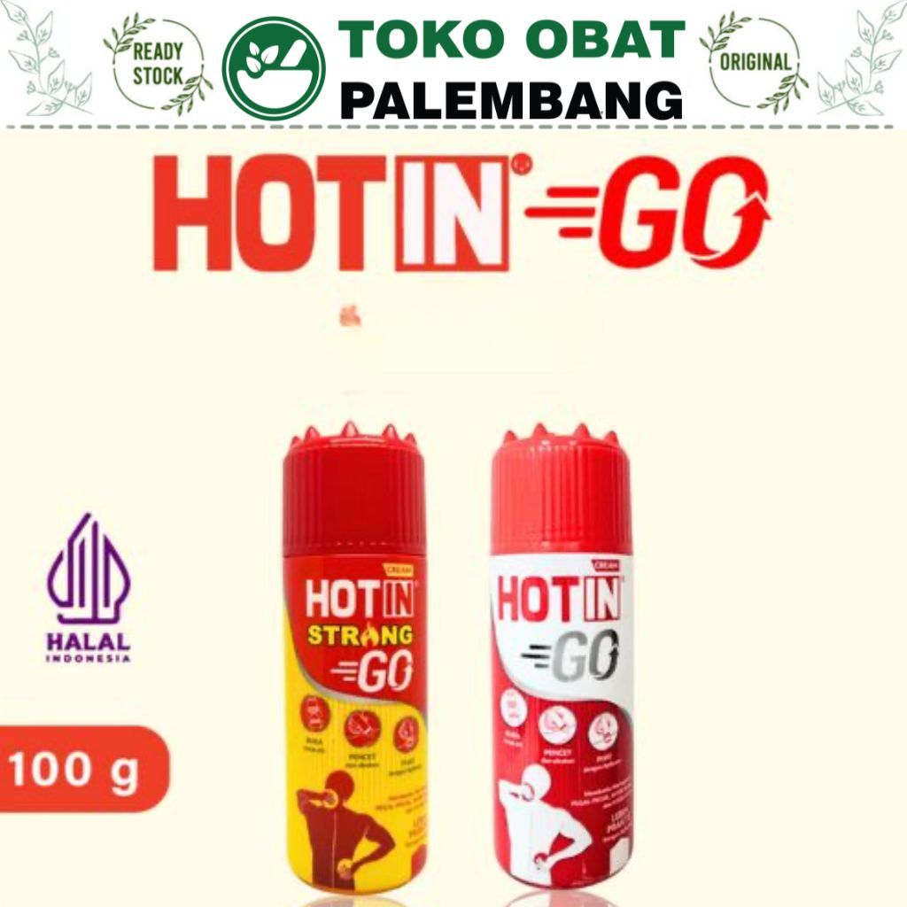HOT IN GO 100 GRAM HOT IN CREAM GO HOTIN KRIM HOT IN KRIM PIJAT URUT HOTIN GO STRONG ORIGINAL