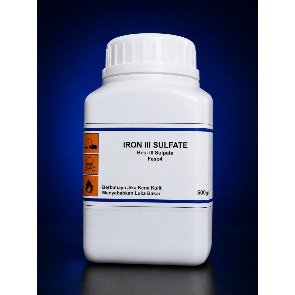 Besi (III) Sulfat | Fe2(SO4)3 | Iron (III) Sulfate | 250 g/botol