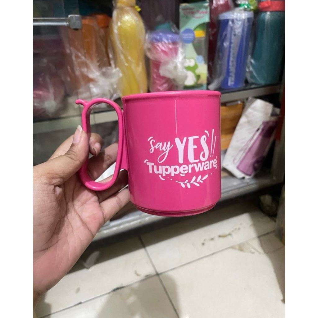 mug gelas minum tupperware 300ml