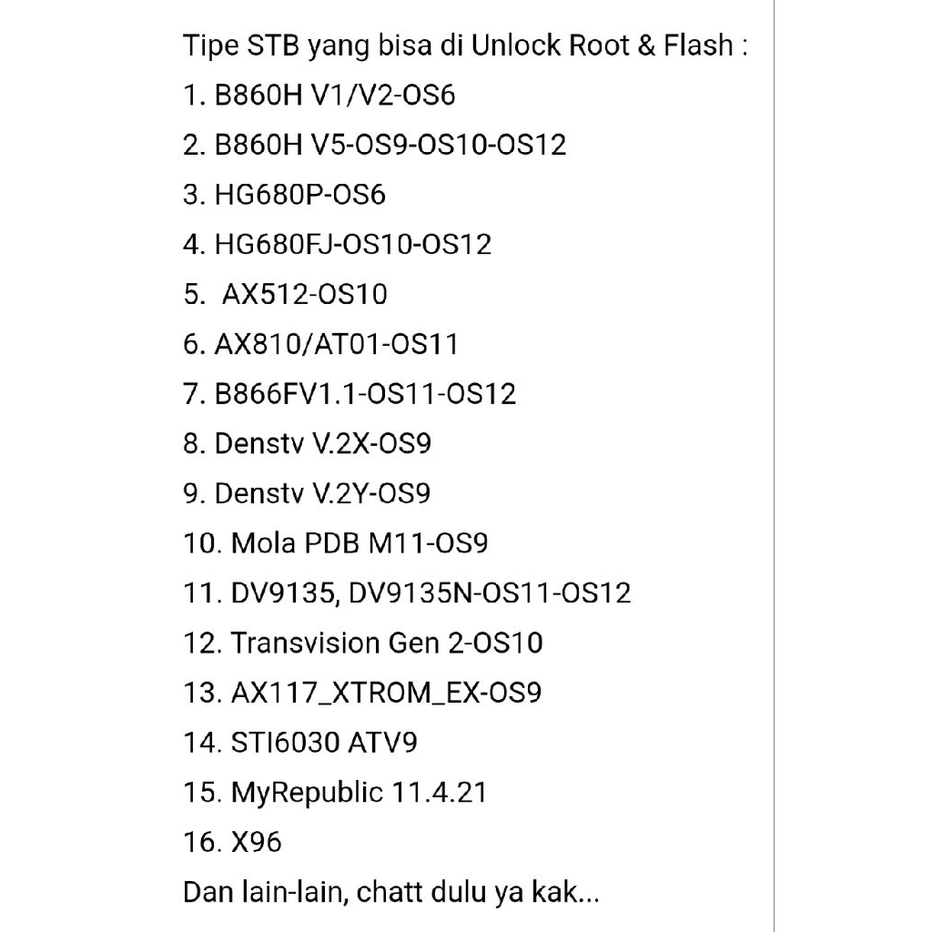 ULOCK FLASH ROOT STB ANDROID TV SEMUA TIPE