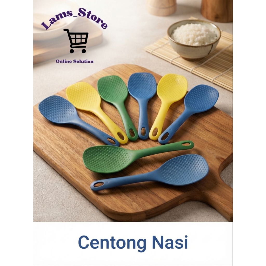 centong nasi plastik/ centong nasi/ sendok nasi