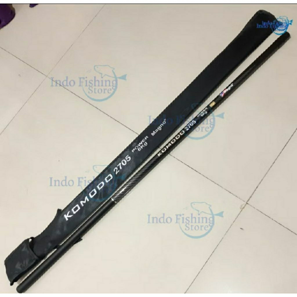 Joran Tegek Pole Magno Blood KOMODO 2705 3606 4507 Kaku Stik tegek Murah Free Packing Pipa PVC