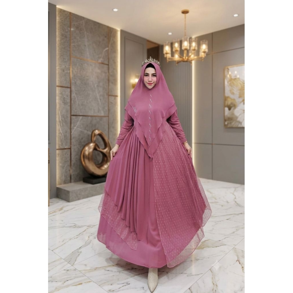 arumi gamis brukat syari by dzhira