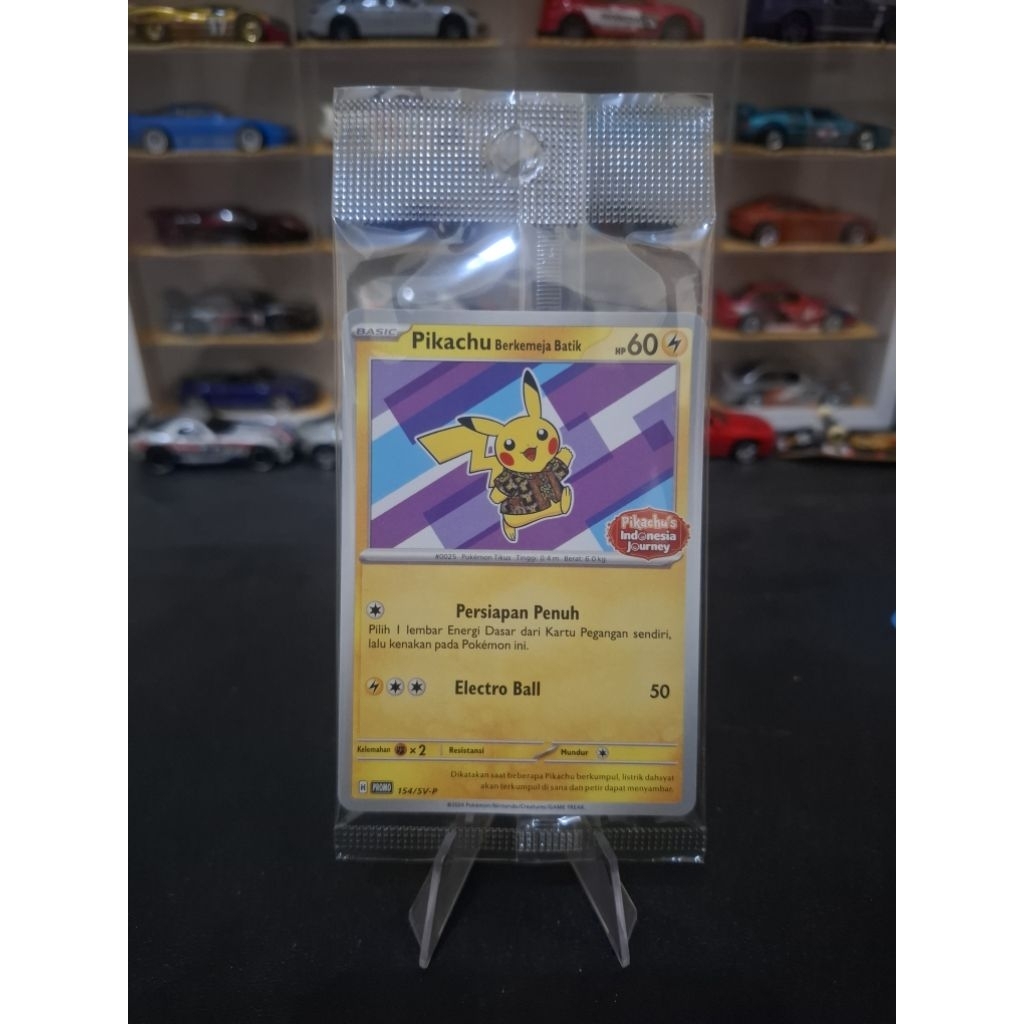 Kartu Pokemon Pikachu Batik Natu