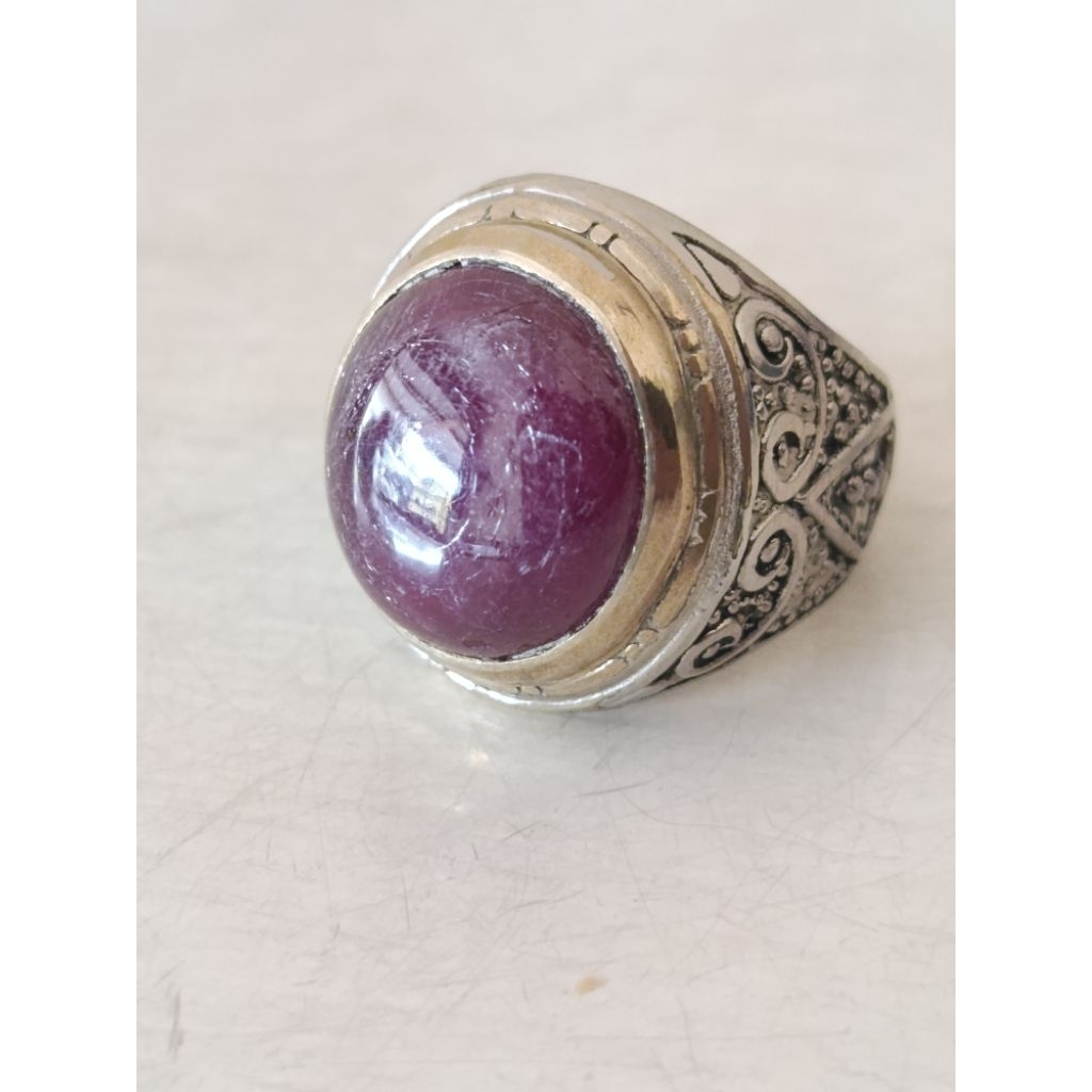 natural batu ruby corondum