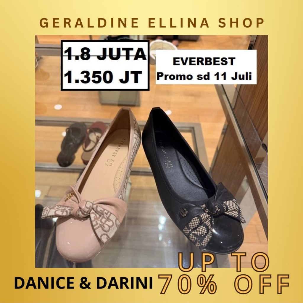 Sepatu everbest Wanita perempuan cewe cewek EVERBEST ORIGINAL 100% SERI DANICE