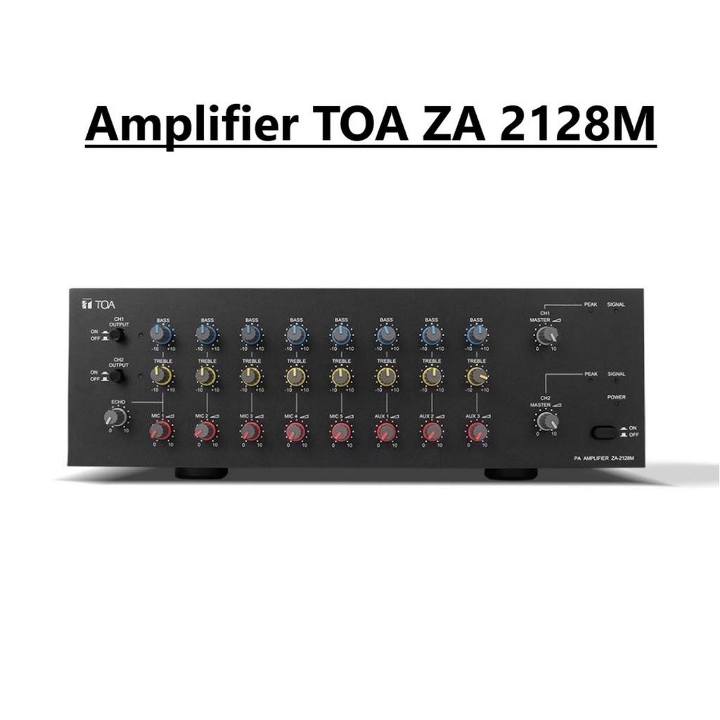 Mixer Amplifier Ampli TOA ZA2128MW ZA 2128MW TOA ZA-2128M 2 x 120 Watt Stereo ZA 2128 MW with Tone d