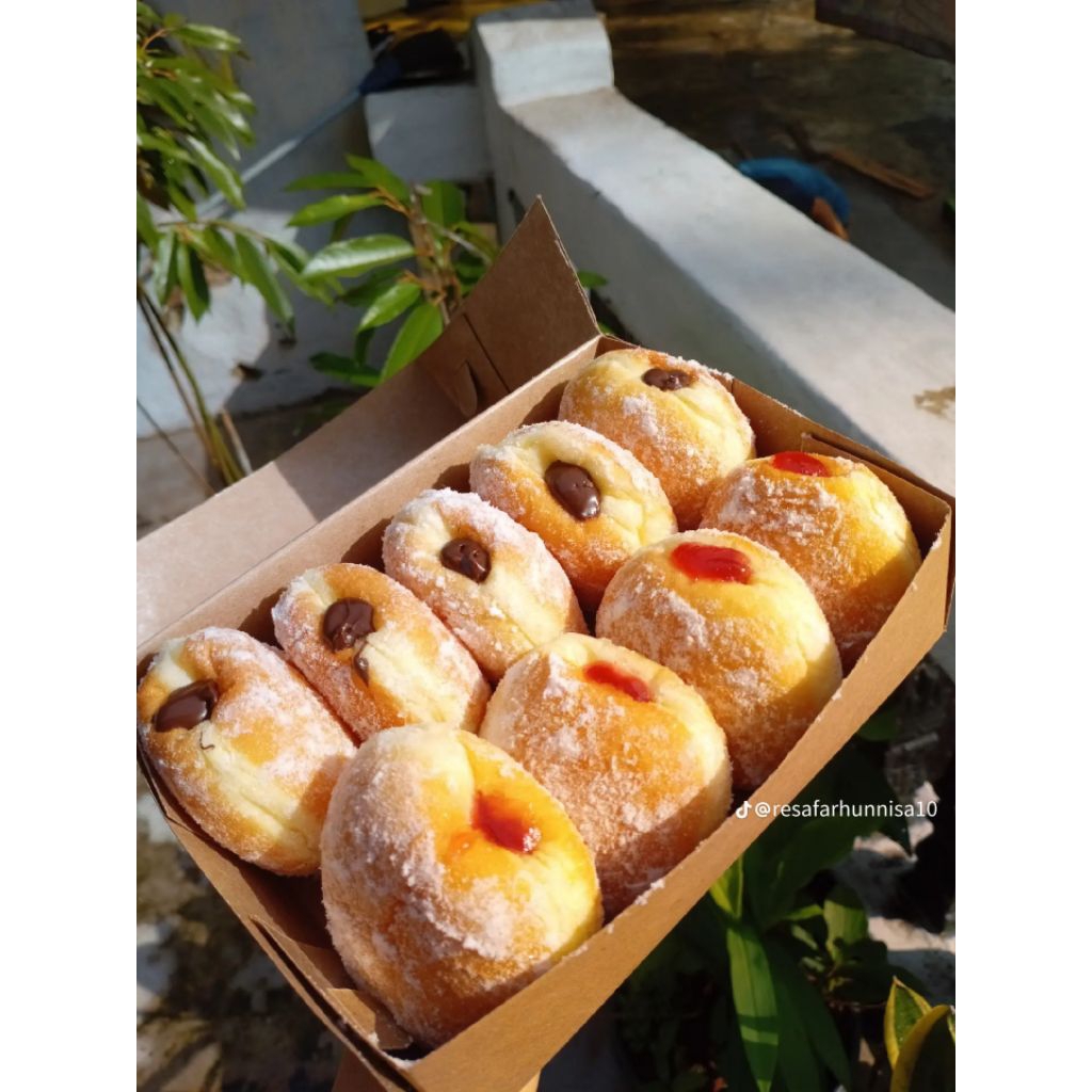 Donat Frozen / donat bomboloni mini / donat isi 10 pcs