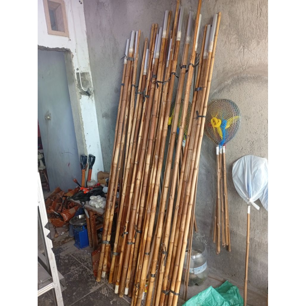 Angkatan Anco bahan Bambu cendani model sambungan berbagai ukuran