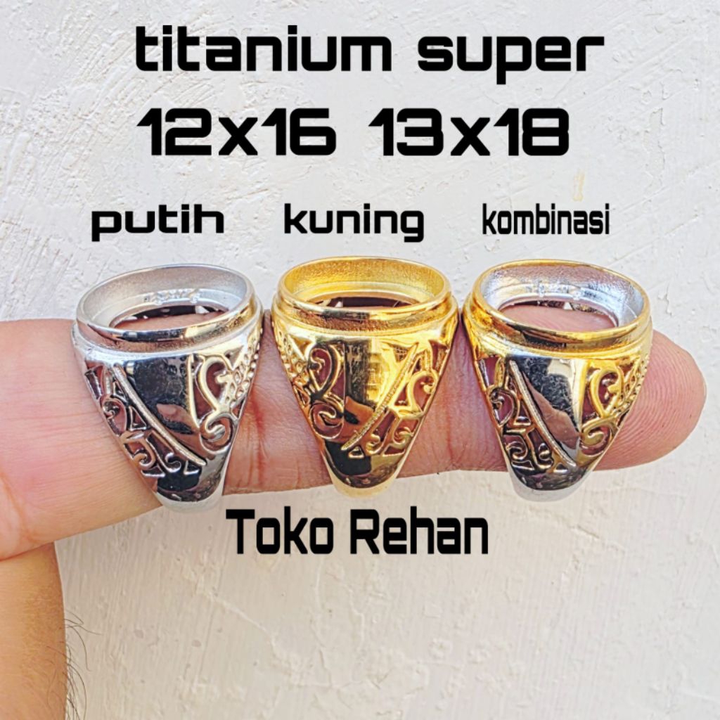 CINCIN RING EMBAN TITANIUM SUPER