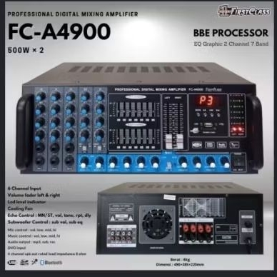 MIXER AMPLIFIER PROSESSIONAL FIRSTCLASS FC-A4900/FCA4900