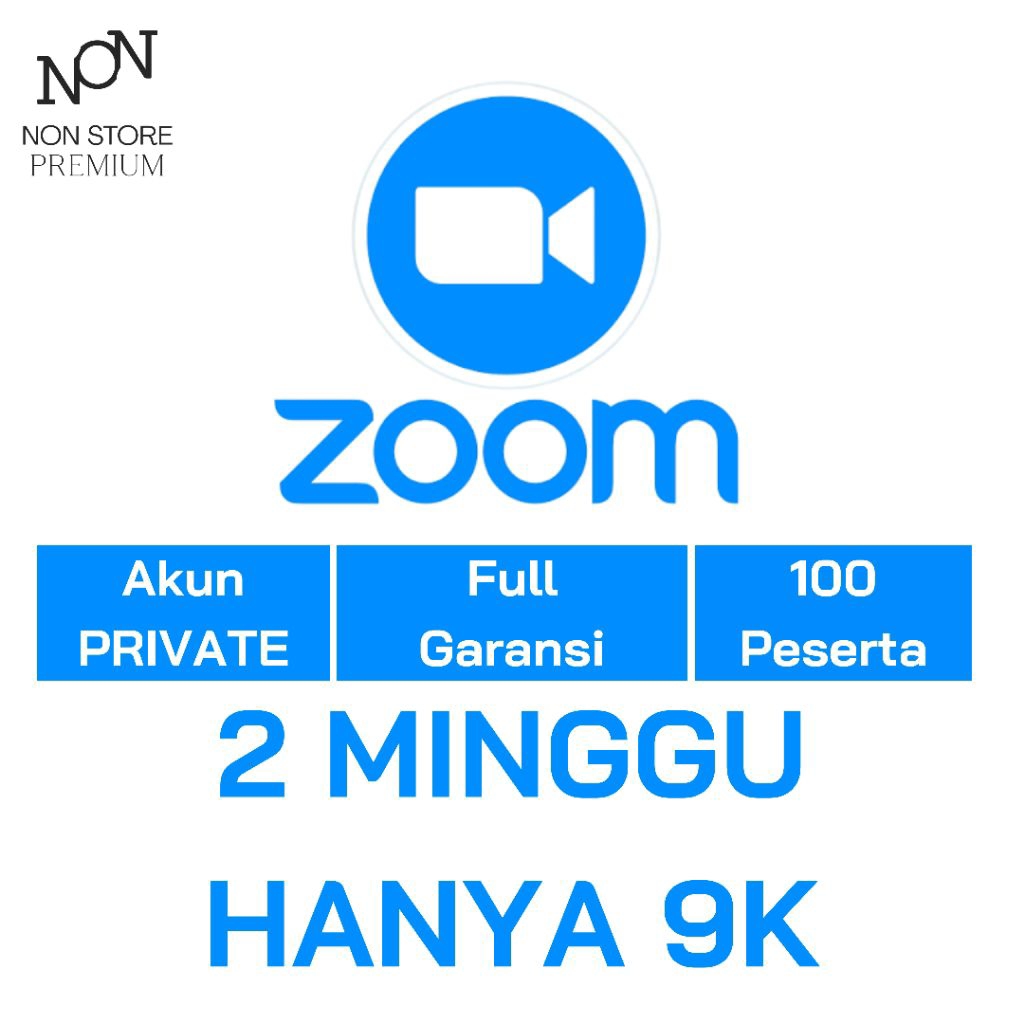 ZOOM MEETING PRO FULL PRIVATE BERGARANSI