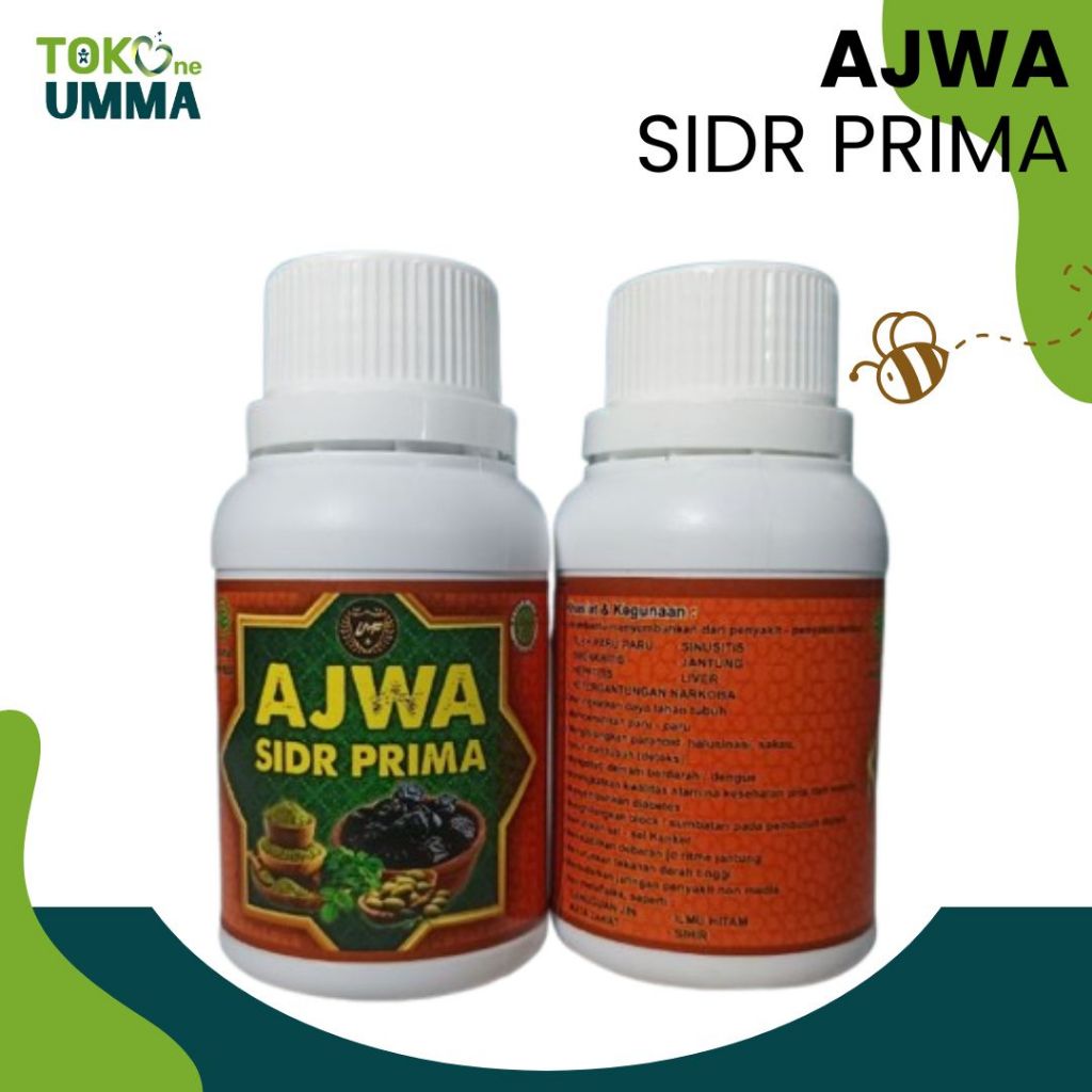 AJWA SIDR PRIMA - Membantu Detoksifikasi Tubuh, Meningkatkan Daya Tahan, Menstabilkan Jantung