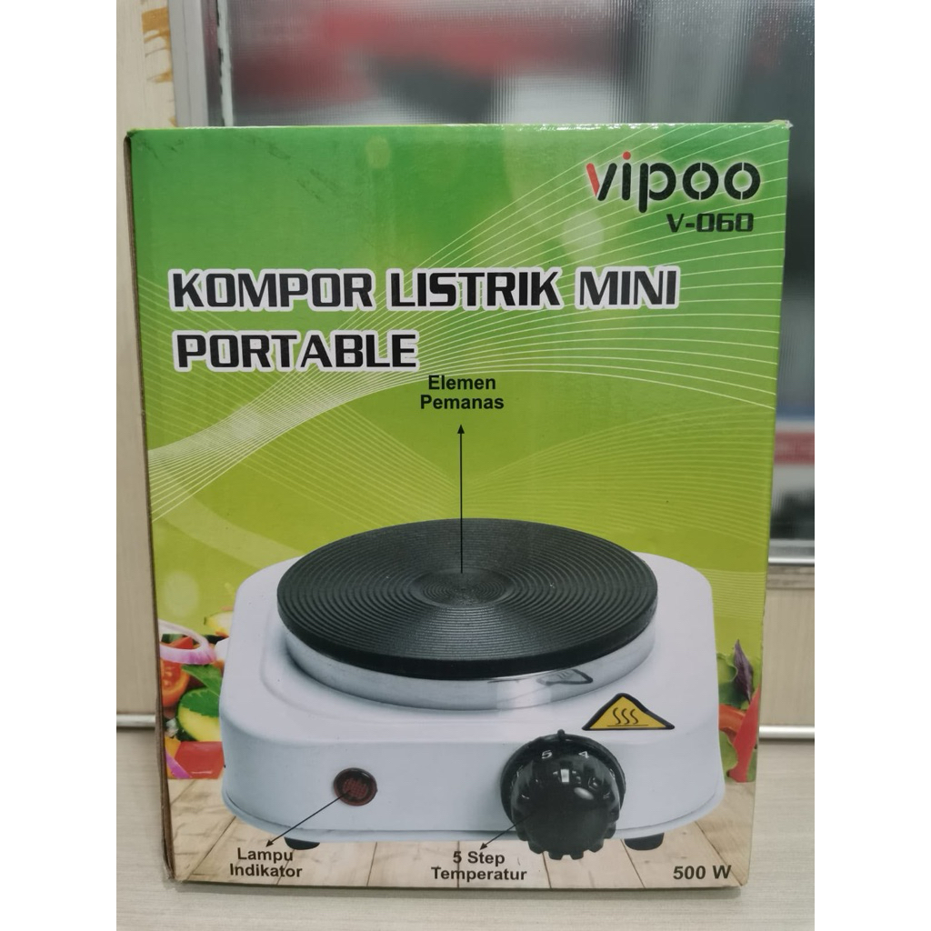 Kompor Listrik Mini Portable - Vipoo 060