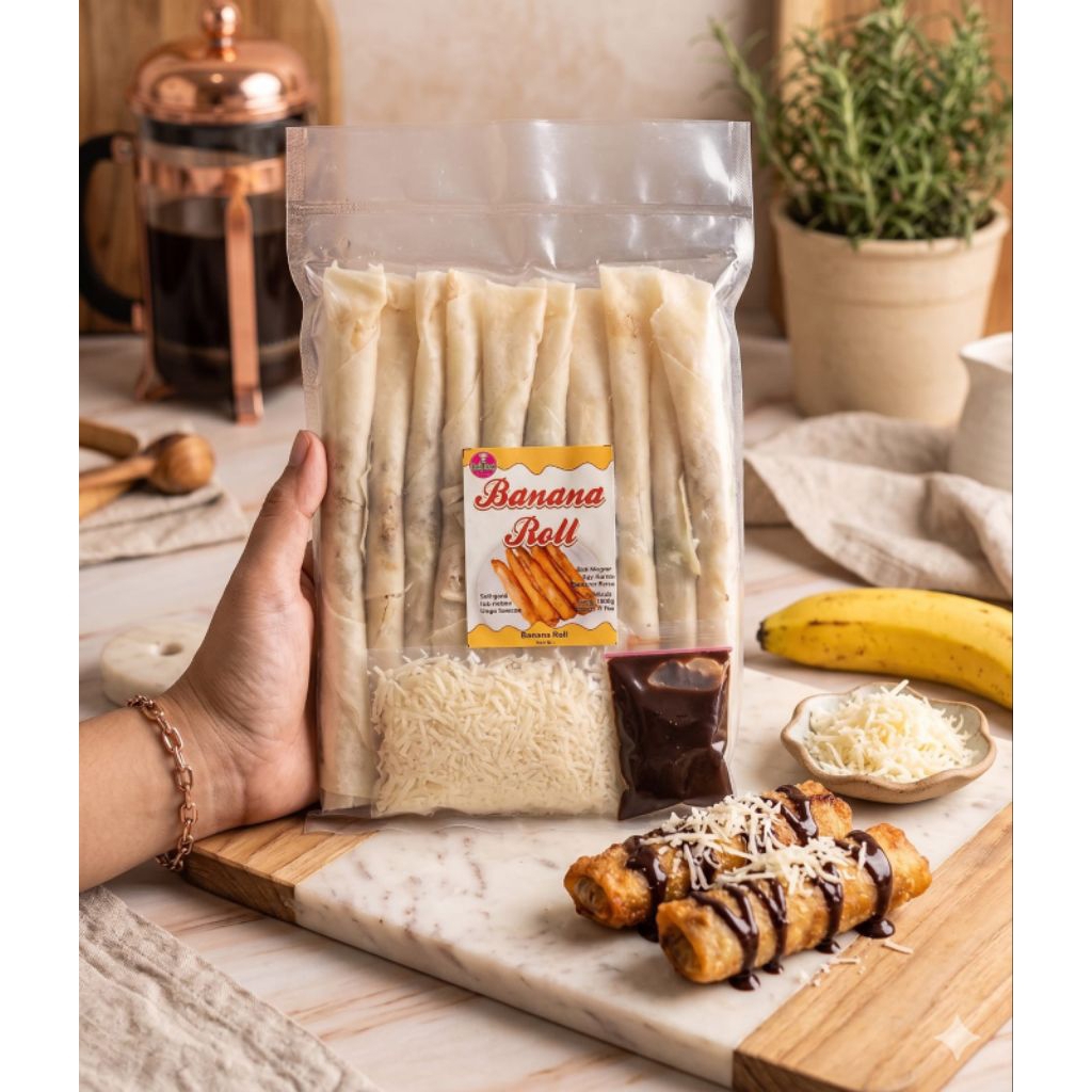 pisang roll free coklat keju 3 pack