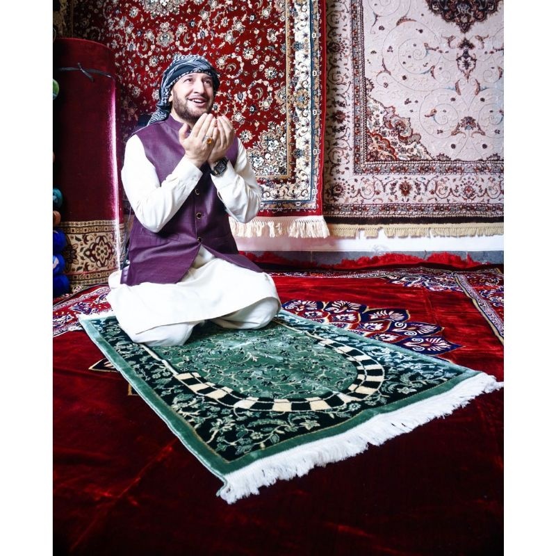 GROSIRAN Sajadah Yakar Rawdah Mini 35 x 60 Asli Turkey | Sajadah Yakar Ruwdah Mini | Sajadah Rawdah