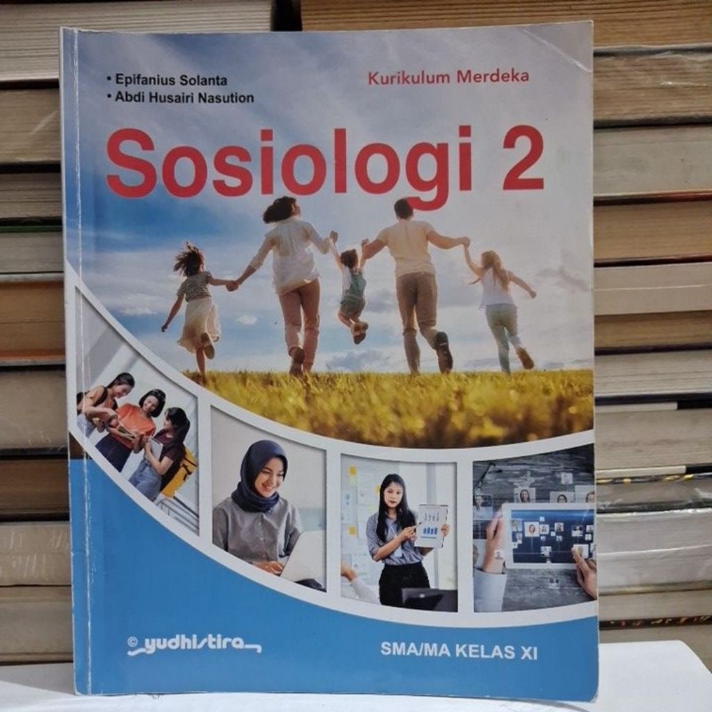 buku sosiologi SMA atau Ma kelas 11 kurikulum Merdeka Yudhistira