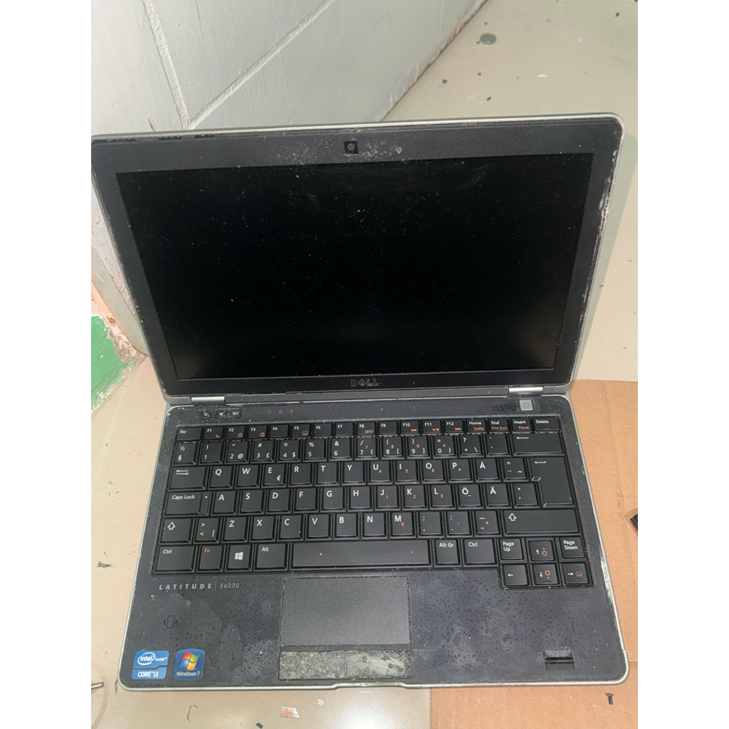 dell latitude E6230 core i3 gen2 kondisi mati