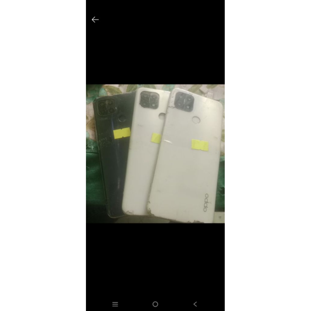 oppo a15 minus lcd mesin normal dan ori