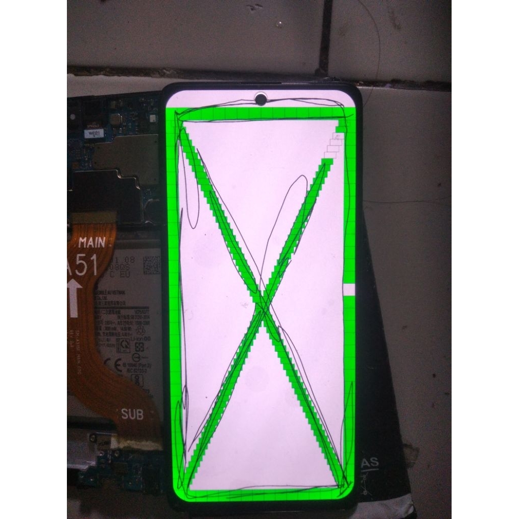 LCD SAMSUNG A51 ORIGINAL COPOTAN