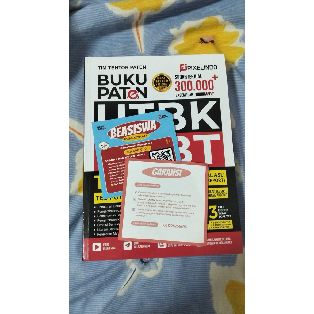 BUKU PATEN UTBK SNBT / Preloved