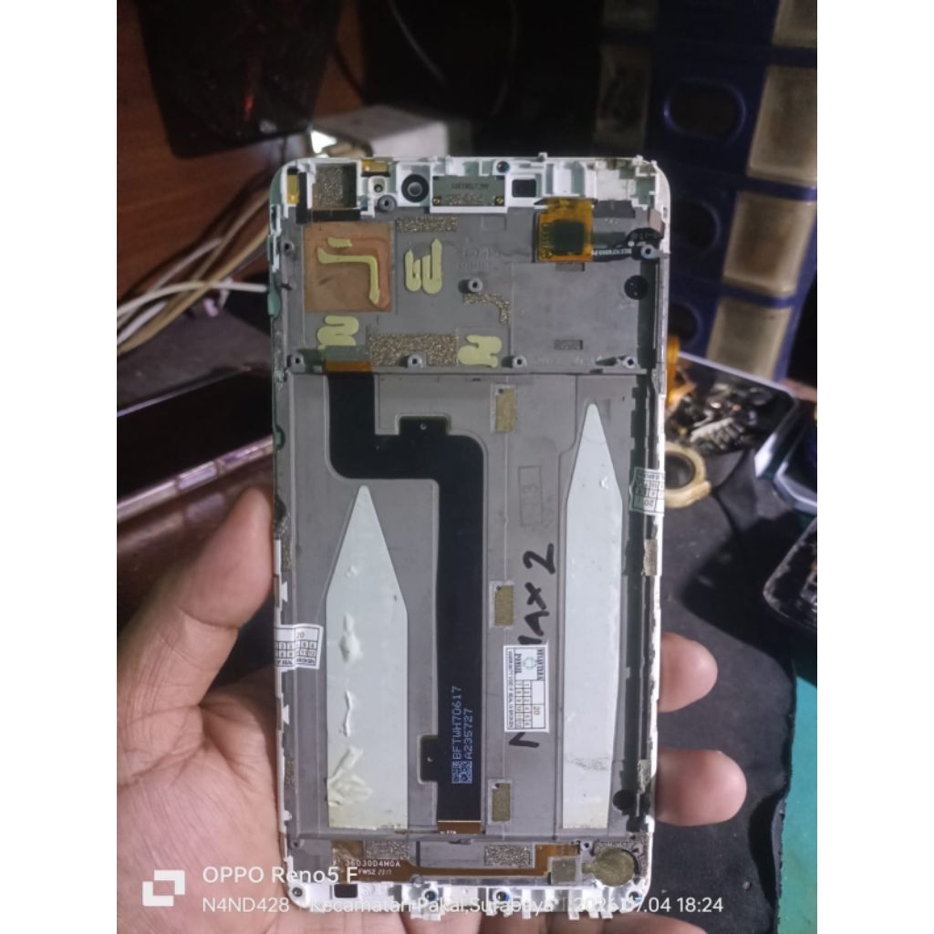 lcd + bezzel ori copotan mi max 2