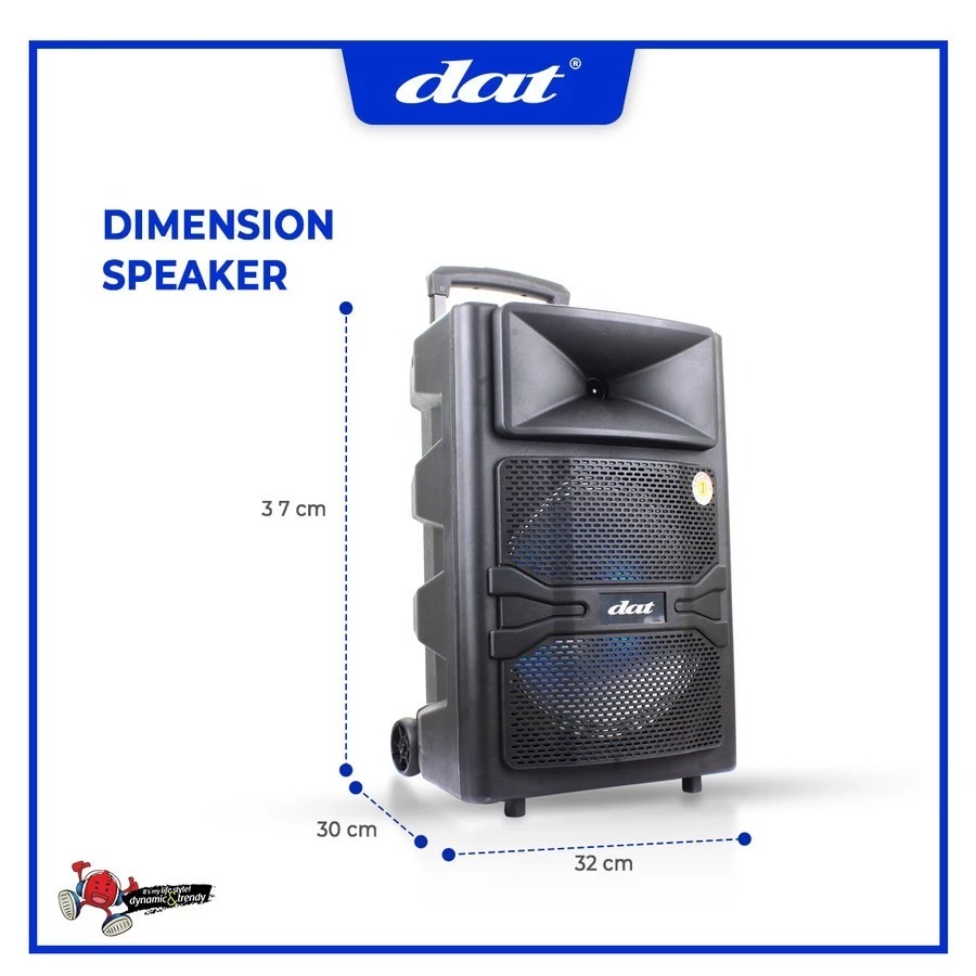 SPEAKER PORTABEL WIRELESS MEETING DAT DT 1210FT DAT DT1210 FT DAT DT 1210 FT