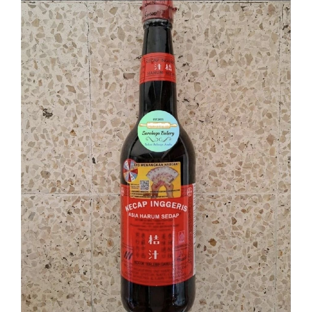 Kecap Inggris/Saus Inggris/Kecap Inggris Asia Harum Sedap 620Ml