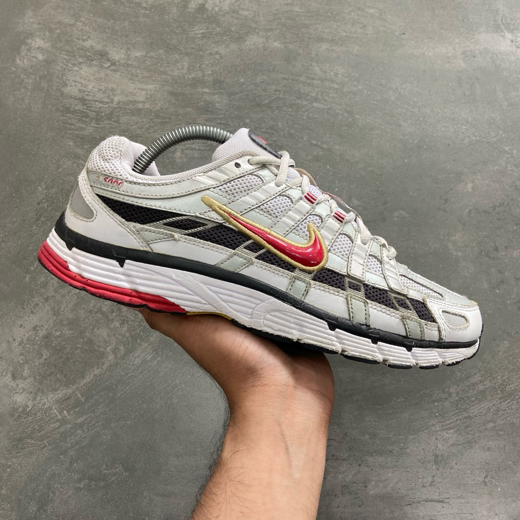 [Size 42] Rare Nike P-6000 ‘Platinum Varsity Red’ ((CD6404-102) Second Original Kondisi Mulus No Min