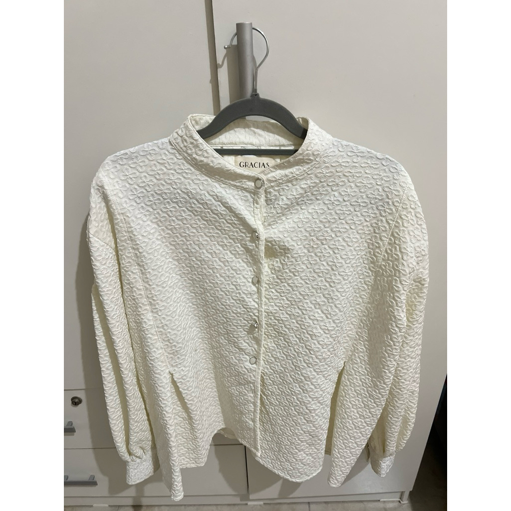 PRELOVED GRACIAS - ALAIA TOP WHITE
