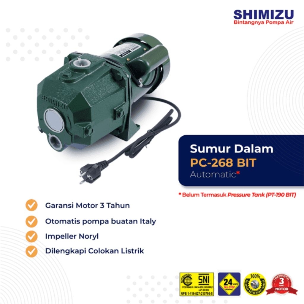 Pompa Sumur Dalam Shimizu 268 Jet Pump