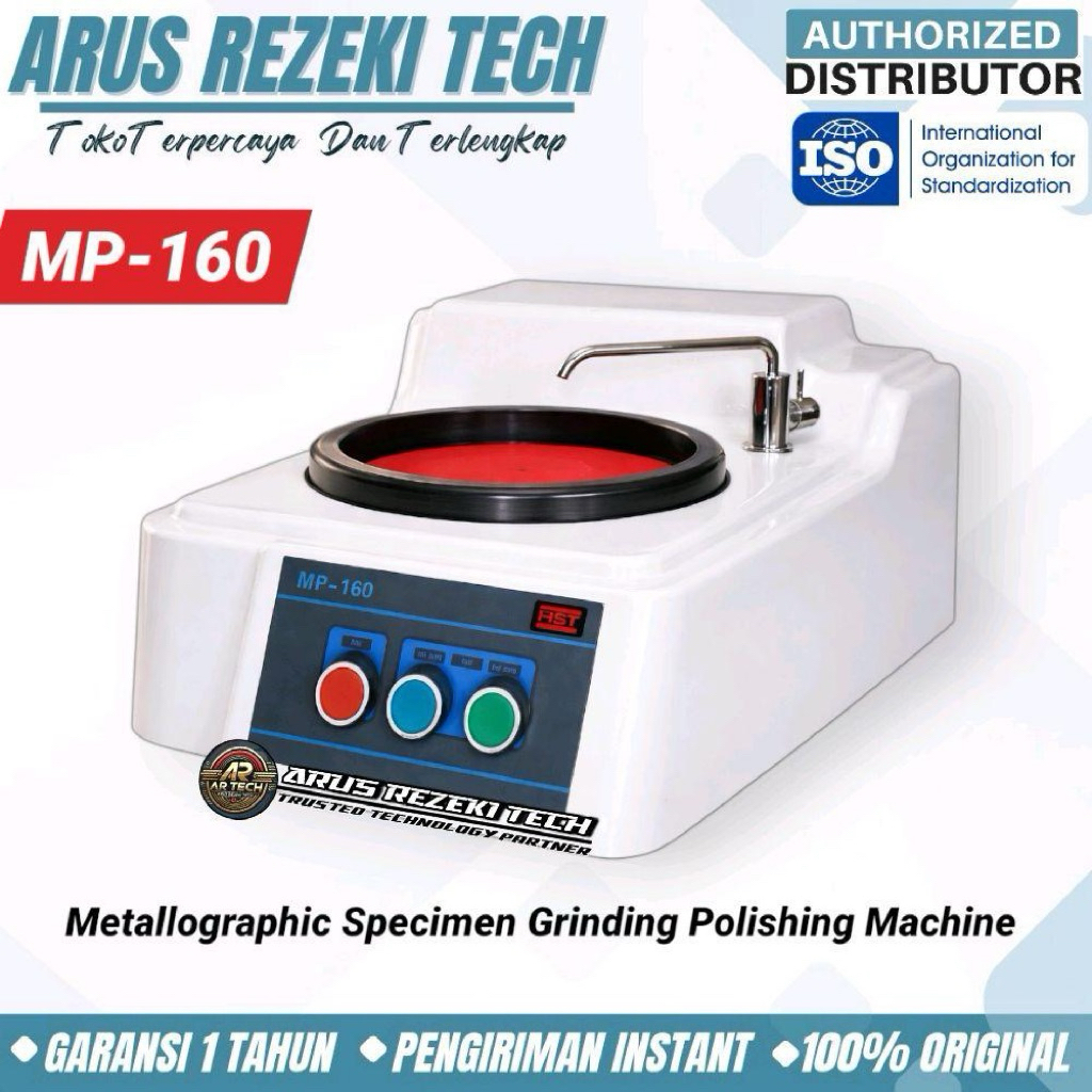 Metallographic Grinding Polishing Machine MP-160 | Mesin Polishing Metalografi Lab MP 160