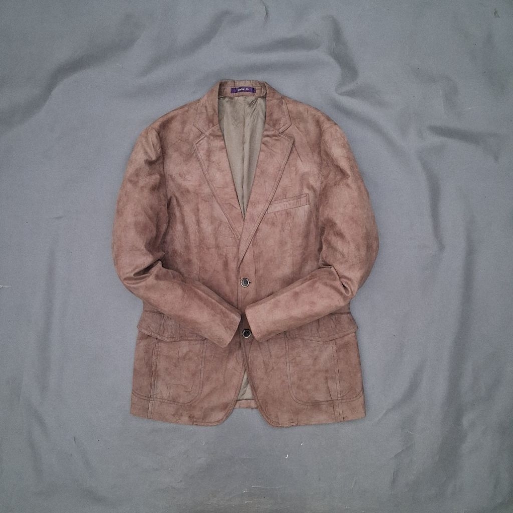 Jas blazer casual bahan suede premium /jas second GGIO/Blazer pria sixe M ke L/preloved jas