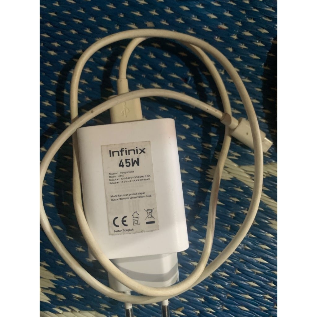 casan Infinix 45watt original copotan